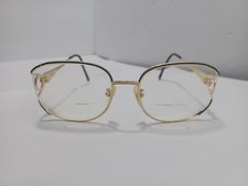 Rare Vintage Tura Model 621 Gold And Black Eyeglasses - 1970s-1980s - 58 18