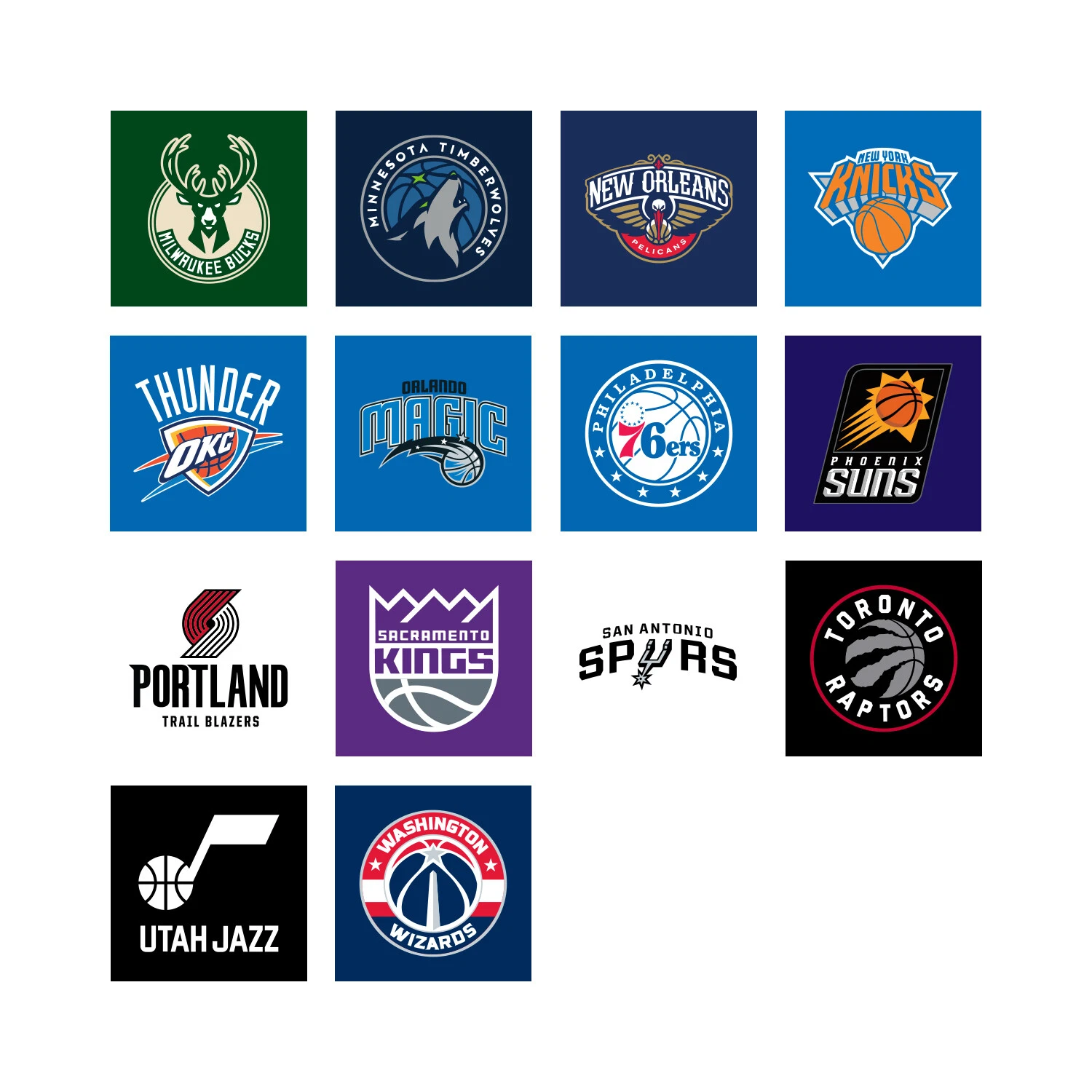 NBA Primary Team Logo Wrapping Paper