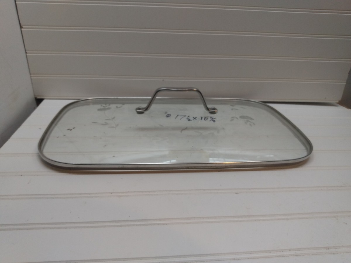 Universal Square Princess Lid for Smokeless Grill Glass Universal Square Princess Lid for Smokeless Grill Glass