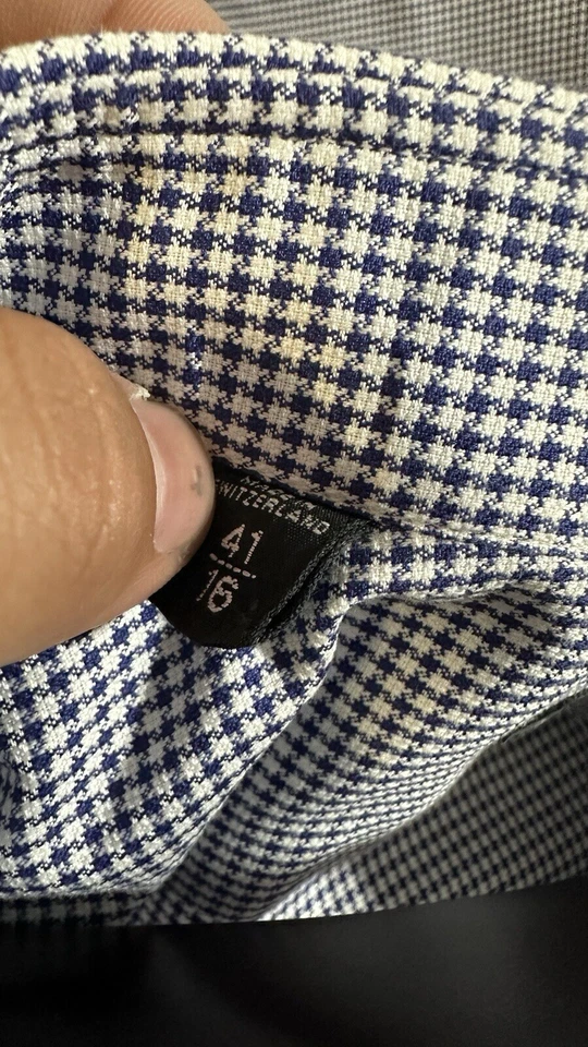 Camisa de vestir Tom Ford pata de gallo 41 EE. UU. 16 Foto 4 de 4