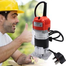 1/4'' Electric Wood Trimming Machine Hand Trimmer Wood Laminator Router 30000RPM