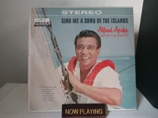 Alfred Apaka Sing Me a Song of the Islands LP Paradise Isle Kealoha Decca Record