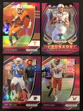 2020 Panini Prizm Draft Picks Football Purple Prizm Parallel Cards Lot You Pick