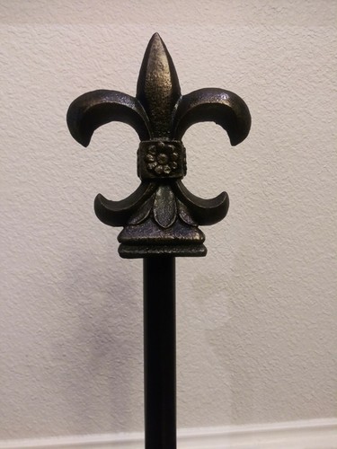Paper Towel Holder, Kitchen Storage, Organization, Old World Fleur de Lis Tuscan - Picture 7 of 7
