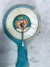 Rare Antique Noise Maker Party/New Year's Eve. Early 1900’s Collectible w Clown