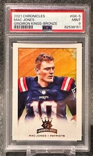 2021 Chronicles Football Mac Jones Gridiron Kings Rookie Bronze GK-5 PSA 9🔥🔥🔥