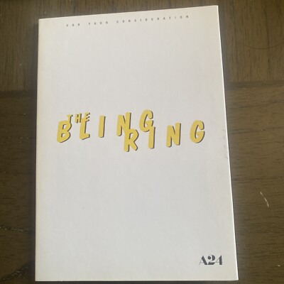 THE BLING RING FYC SCREENER DVD EMMA WATSON.