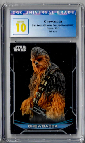 2020 Star Wars Chrome Perspectives Chewbacca CGC 10
