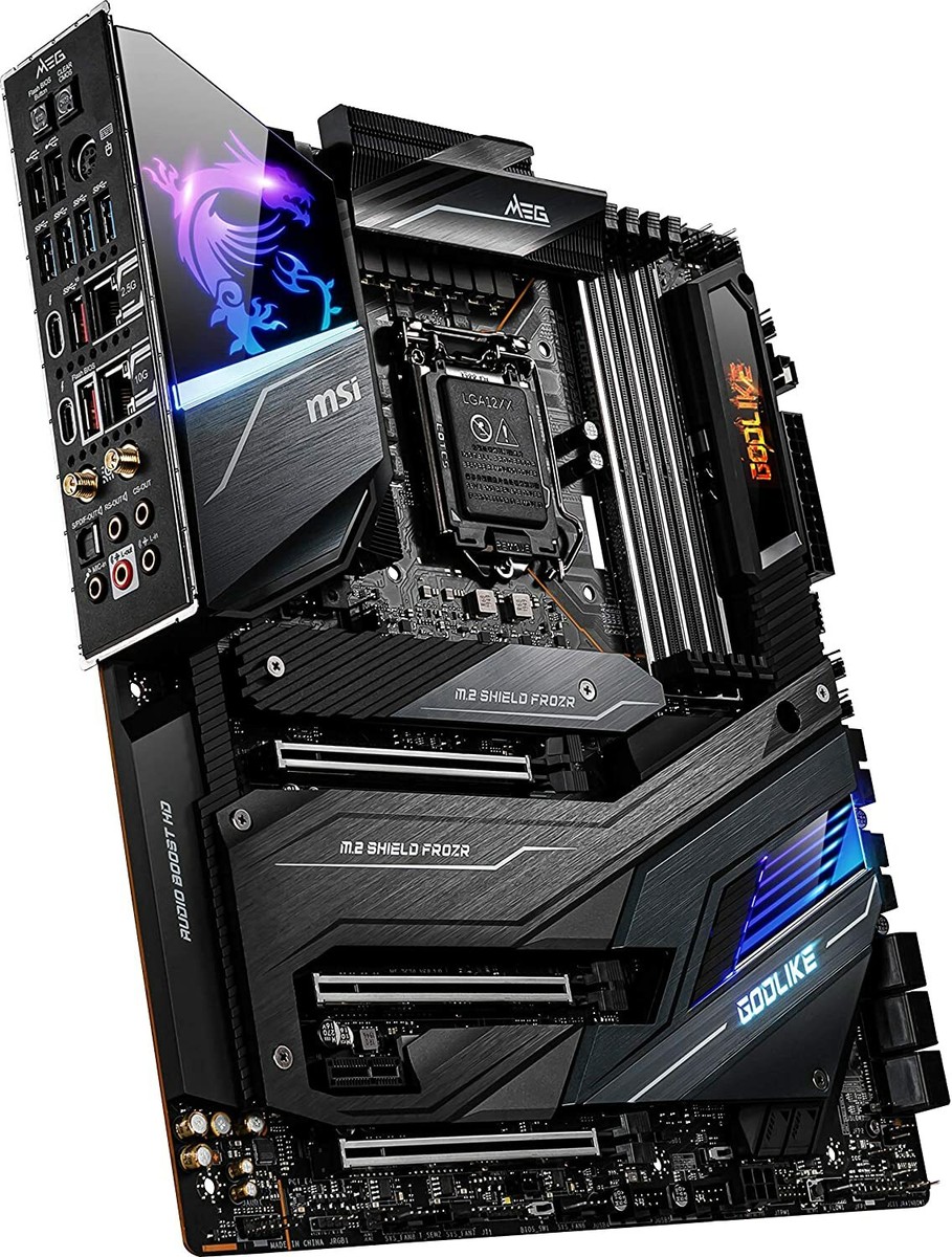 MSI MEG Z490 GODLIKE Gaming Motherboard Wi-Fi 6E LAN