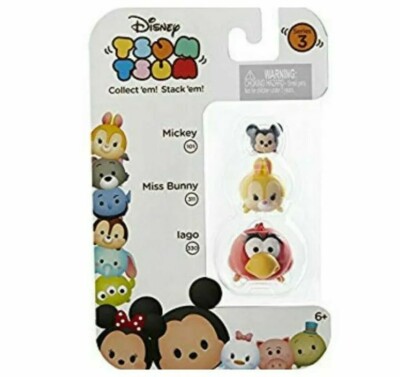 Disney Tsum Tsum 3 Pack Mini Figure Stack Em Series 3 Mickey Miss Bunny Lago