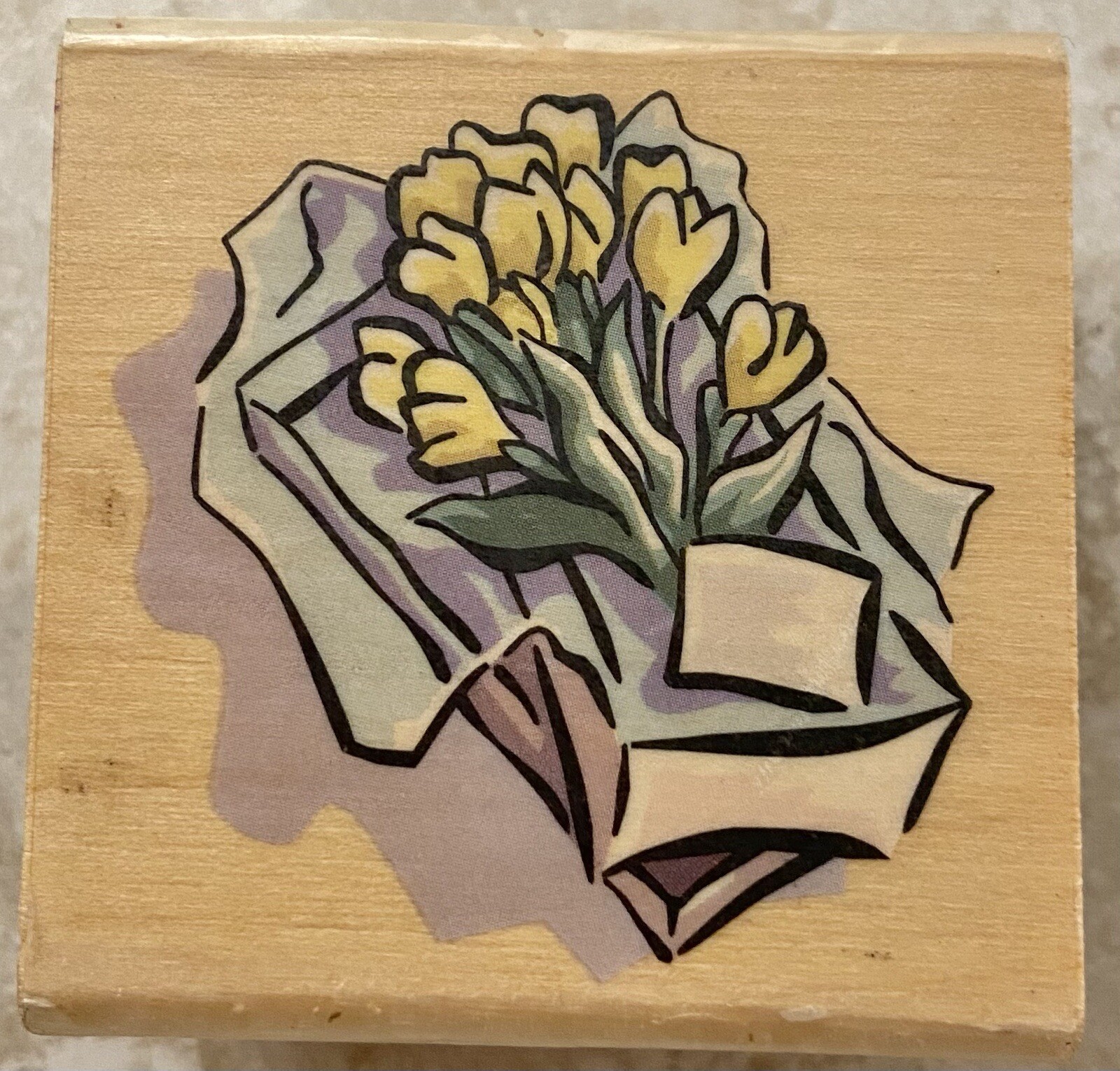 Bouquet and gift box, bouquet of flowers love romance Valent