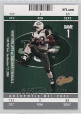 2004 Fleer Authentix Santana Moss #86 0q3