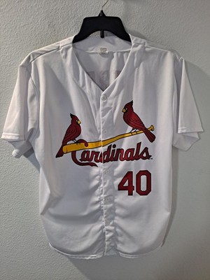 St. Louis Cardinals Willson Contreras #40 Men SGA Promotional White Jersey XL