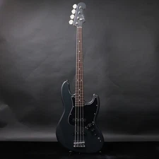 Fender FSR Collection Hybrid II Jazz Bass Charcoal Frost Metallic Matching Head