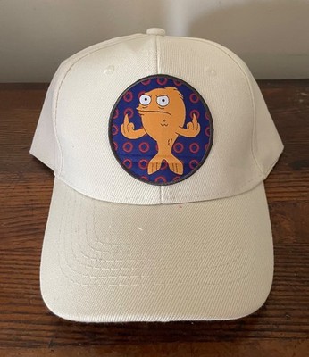 Phish Klaus middle finger American dad white Adjustable Dad Hat New