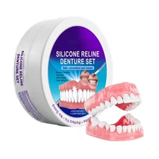 Soft Silicone Denture Set Soft Silicone Denture Reline Kit For Women Men