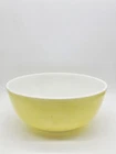 Pyrex #404 Primary Yellow Nesting Mixing Bowl 4 Qt Vintage Made in USA MCM Glass