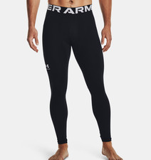 UNDER ARMOUR MEN'S COLDGEAR COMPRESSION LEGGINGS BLACK 1366075-NWT
