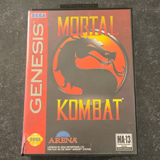Mortal Kombat Sega Genesis NTSC-U/C MA-13 Fighting Manual Included