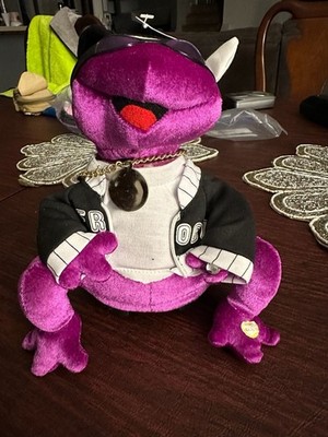Vintage Gemmy Purple Hip Hop Frogz Dancing Sings In Da Club 50