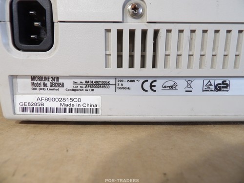 OKI MICROLINE 3410 9-Pin A4/A3 Impact Dot Matrix Printer Parallel - ALARM - Afbeelding 10 van 10