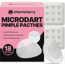 Pimple Patches for Face 18 Count , Microdart Acne Patches, Hydrocolloid Blemish