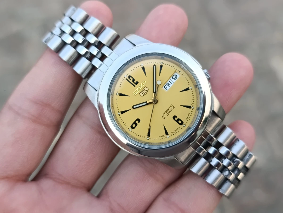 Seiko 5 Stainless Steel 21 Jewels Wristwatches for sale | eBay