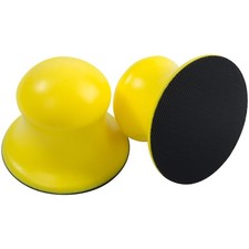 2 Pack 3 Inch Round Hand Sanding Blocks for 3 Inch Hook and Loop Discs