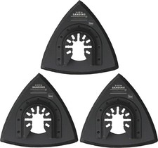 Triangle Sanding Pads for Oscillating Multitool with Universal Quick-Release...