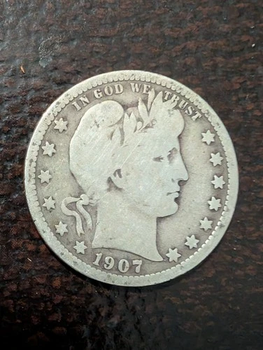 1907-O Barber Quarter