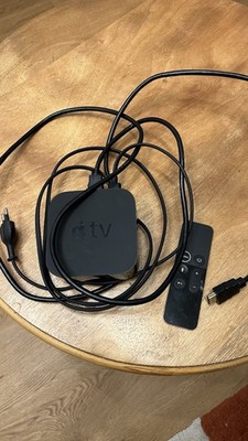 Apple Apple TV Box schwarz HDMI Media-Streamer mit Fernbedienung & Kabel