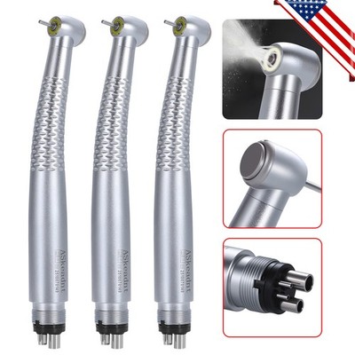 3 Dental E-generator Shadowless Ring LED High Speed Handpiece 4H Ceramic 5Spray