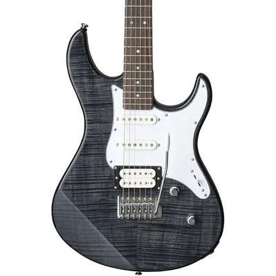 Yamaha PAC212VFM Flamed Maple Pacifica Electric Guitar - Translucent Black