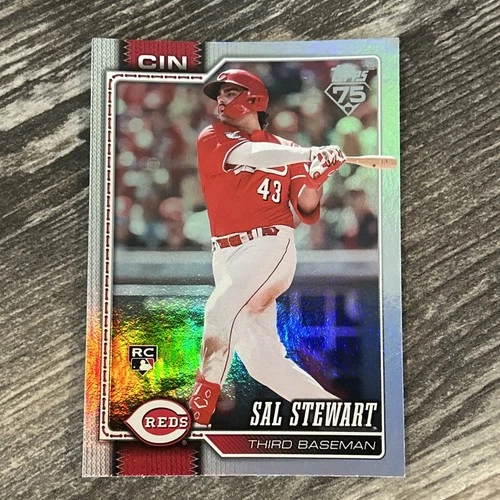 2026 Topps Series 2 Sal Stewart Rookie Rainbow Foil #372 Reds