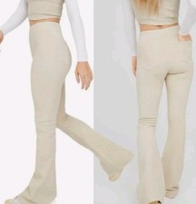 OFFLINE By Aerie Party Favor High Waisted Flare Legging/Cream/Women  s Size XS