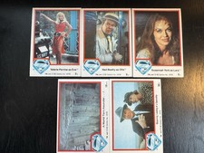 Lot Of 5 1978 Topps Superman Trading Cards DC Comics