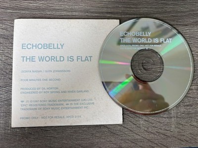 ECHOBELLY - The World Is Flat  : 12 Track CD Promo Album VGC