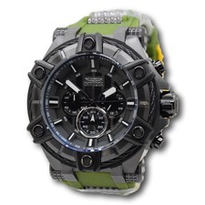 Invicta Bolt Cable Surge Men's 52mm Army Green Gunmetal Chrono Watch 49807