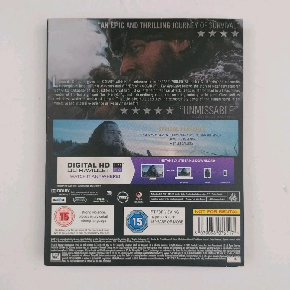 Blu-ray Lot Mixed Films 8 Movies Inception Terminator Star Trek Hobbit Mad Max - Image 4 of 4