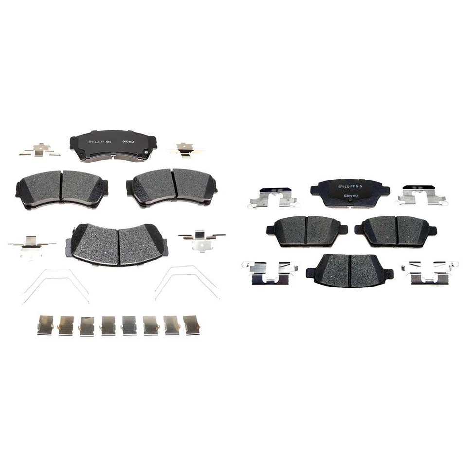 Pastilhas de freio dianteiras e traseiras de cerâmica para 2013 2012 2011 2010-2006 Mazda 6 R-Line - Imagem 4 de 4