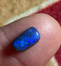Black Opal Doublet Coober pedy 1,09ct Blue color Australian Opal