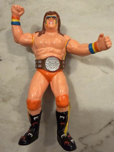 WWF Ultimate Warrior 1989 LJN Grand Toys Black Car...
