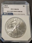2013 AMERICAN SILVER EAGLE   GEM