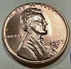 1957-D 1C Lincoln Cent WHEAT PENNY 3398N