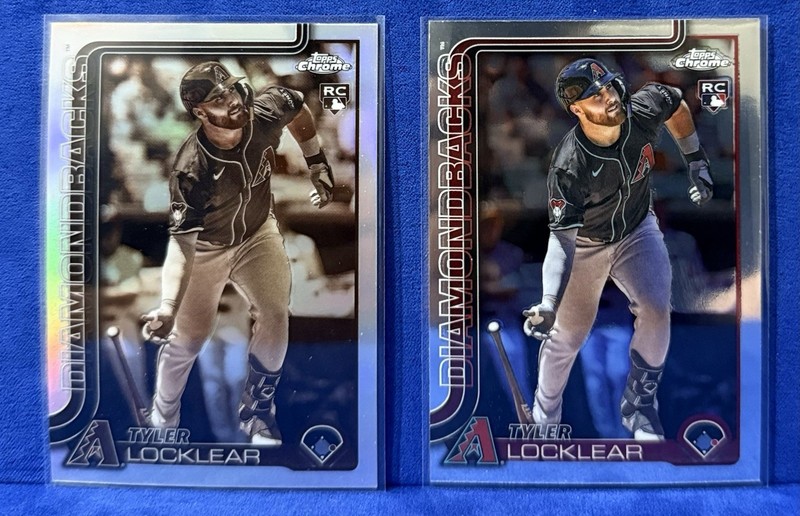 2025 Topps Chrome Update Tyler Locklear RC Sepia Refractor #USC80 Arizona