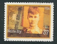 Scott  #3665...37 Cent...Woman In Journalism...Nellie Bly...2 Stamps