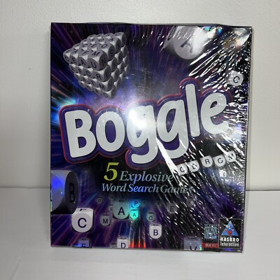 Vintage 1997 Boggle Computer Game - HASBRO - WIN 95 - Factory Sealed - Word Game