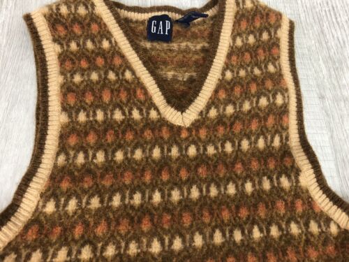 Gap Lambswool Sweater Childrens Sleevless V Neck Sweater Kids Size Small - Picture 4 of 12