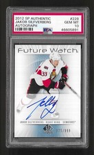2012 SP Authentic Future Watch Autograph #228 Jakob Silfverberg RC Rookie PSA 10