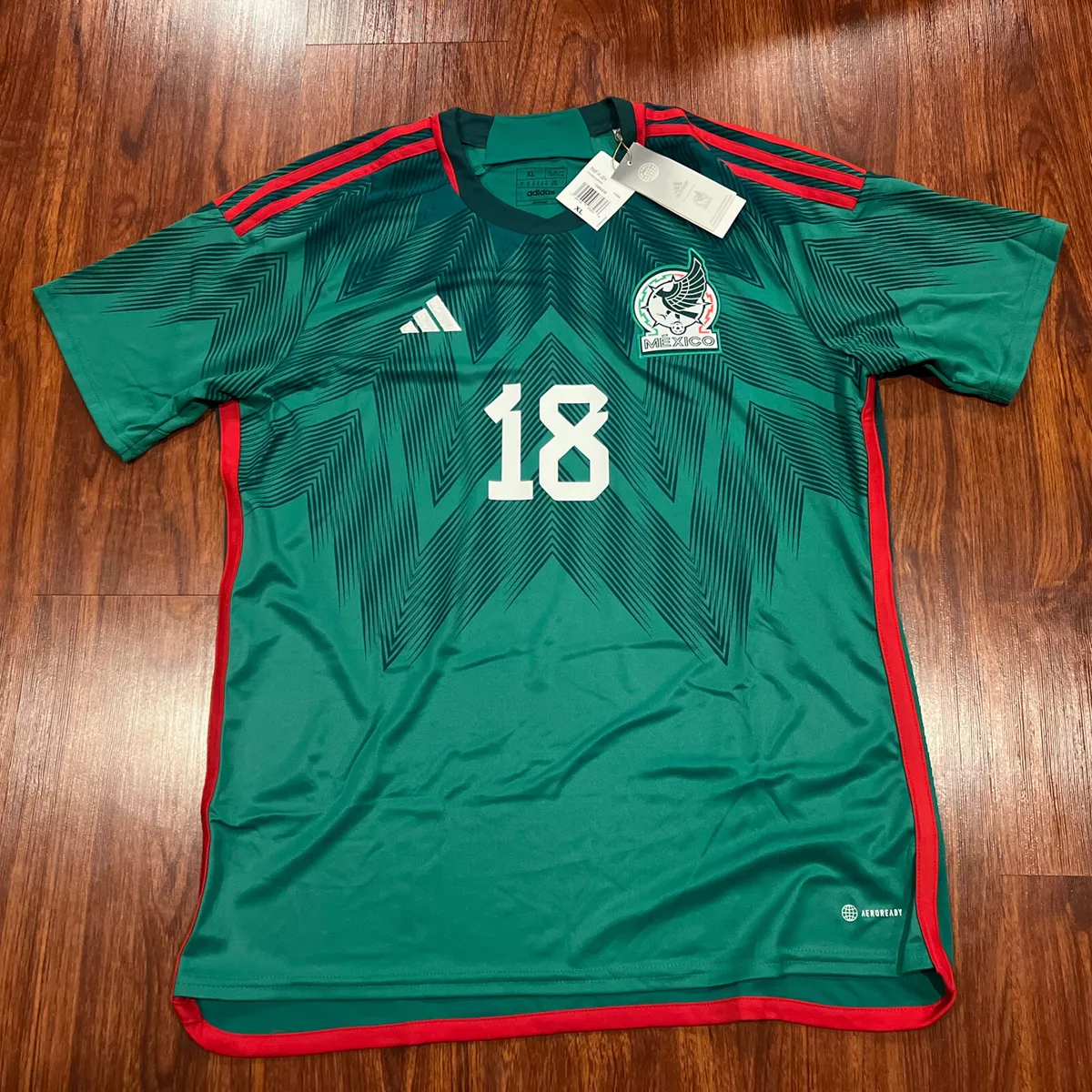 A.GUARDADO #18 Mexico Away Authentic Jersey World Cup 2022